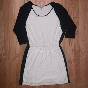 Banana republic Black and white dress